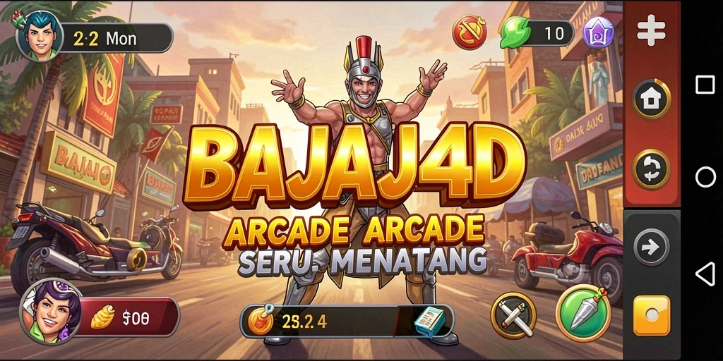 Tangkapan layar gameplay menampilkan aksi seru dalam BAJAJ4D.