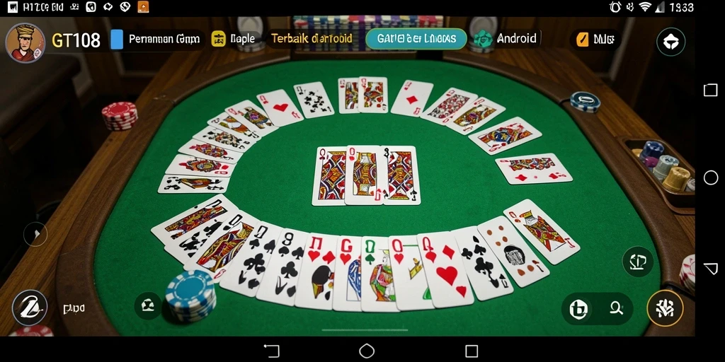 Tampilan gameplay seru dalam permainan Gaple GT108.
