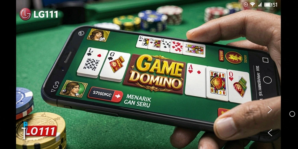 Tampilan gameplay menarik dari game Domino LG111.