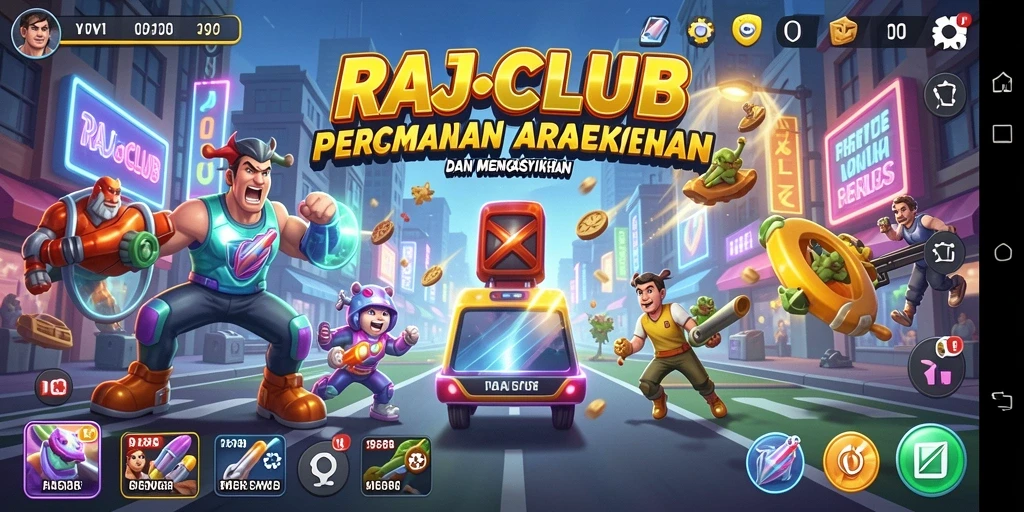 Tampilan menarik gameplay RAJACLUB yang memukau.