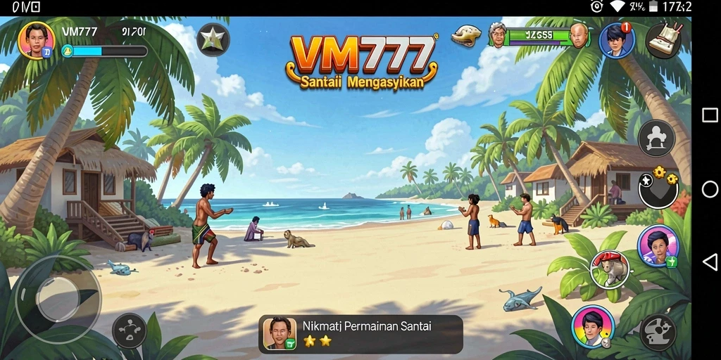 Screenshot gameplay VM777 menunjukkan keseruan permainan Casual yang menyenangkan.